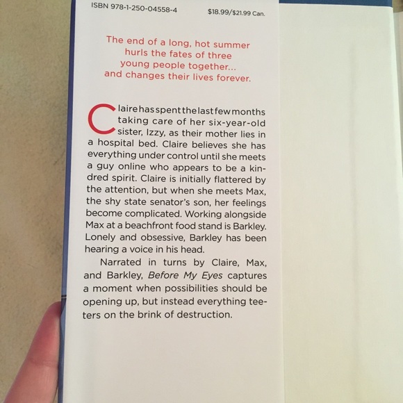 Hardcover Before My Eyes by Caroline Bock - Picture 2 of 2